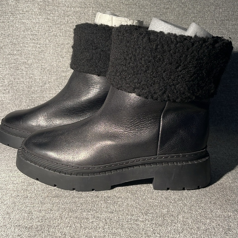 Marc Fisher Vina Leather Boots. NEW - Picture 3 of 7